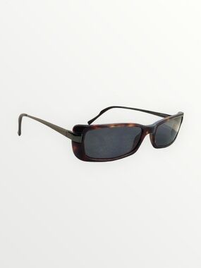 Vintage 1990s Vogue VO-2285 Tortoise Rectangle Sunglasses